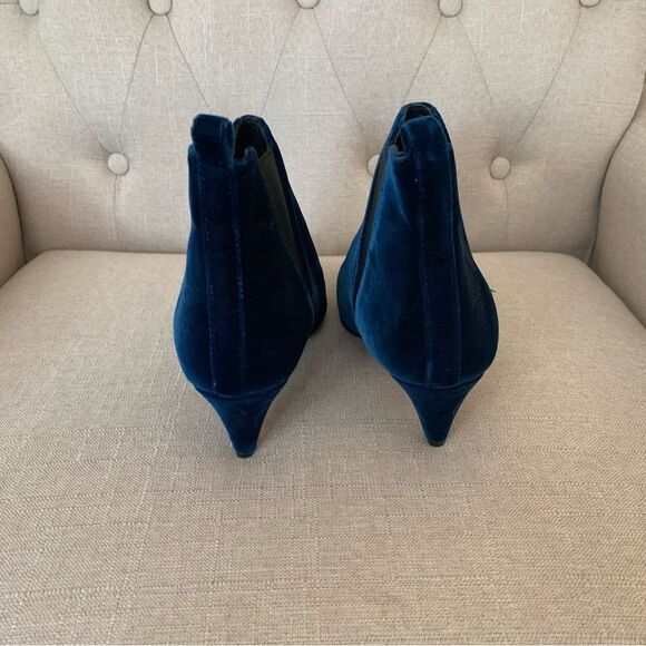 J. Crew Velvet Chelsea Ankle Booties Size 7.5 - Picture 3 of 8